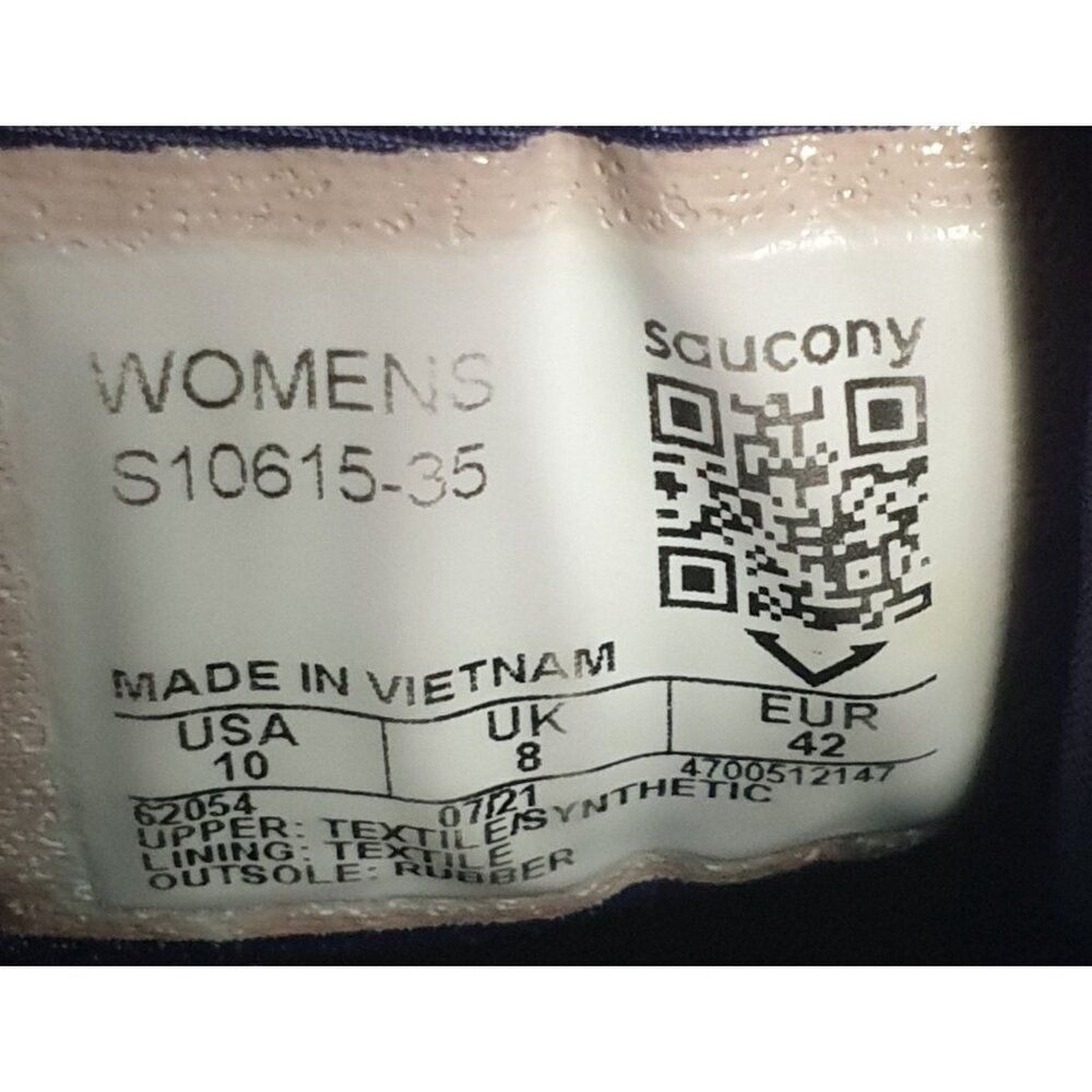 Saucony Womens Hurricane 23 Running Shoes Size 10 Athletic Sporty Sneakers - Picture 9 of 9